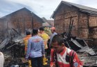 Diduga Korsleting Listrik, Rumah Kayu di Gandus Palembang Ludes Terbakar