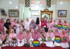 Ketua TP PKK Sumsel Feby Deru Bersama Pengajian EECM Santuni 40 Anak Yatim