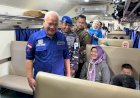 BSB dan Pemprov Sumsel Berangkatkan 1.040 Pemudik dengan Kereta Api