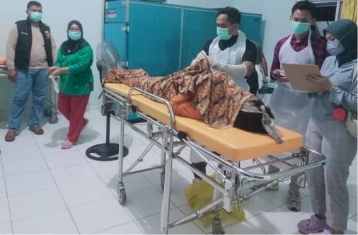 Mayat seorang pria ditemukan dalam kondisi meninggal dunia di pondok.(Handout)