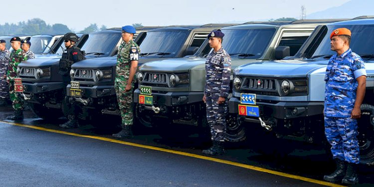 Sebanyak 2.857 unit kendaraan Rantis Maung diserahkan Kementerian Pertahanan di Lanud Husein Sastranegara, Bandung, Jawa Barat, Sabtu, 1 Maret 2025/Istimewa