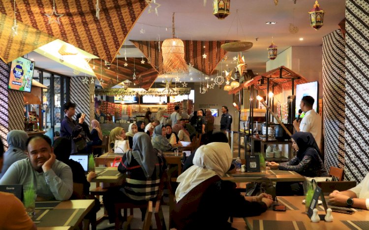 Suasana Hotel Bartqa saat buka bersama/ist