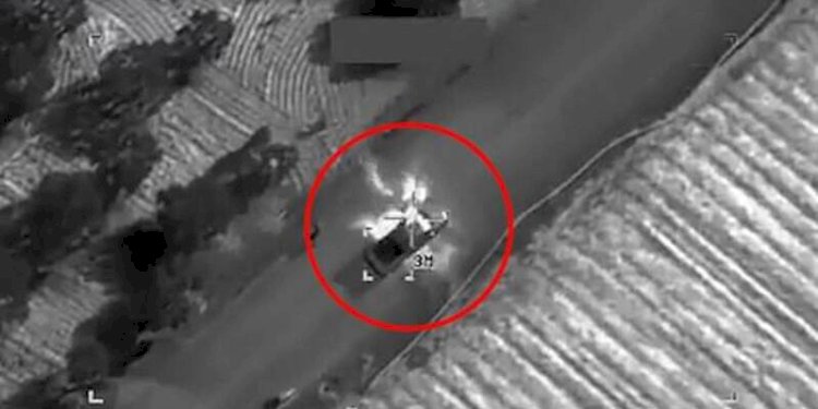 Gambar menunjukkan serangan udara AS mengenai target yang diyakini merupakan seorang pemimpin senior Al Qaeda/Net
