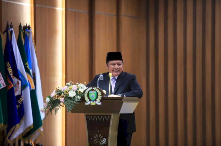 Gubernur Sumatera Selatan (Sumsel), Herman Deru, bersama Wakil Gubernur, Cik Ujang, menghadiri Rapat Paripurna IX DPRD Provinsi Sumsel dengan agenda Pidato Sambutan Gubernur Sumsel Masa Jabatan 2025-2030 di Ruang Rapat Paripurna DPRD Provinsi Sumsel/ist