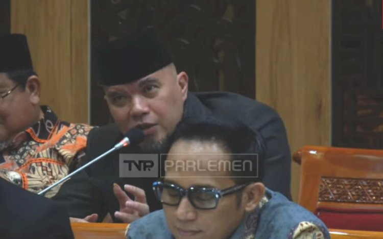 Politikus Partai Gerindra yang juga anggota Komisi X DPR RI, Ahmad Dhani/repro
