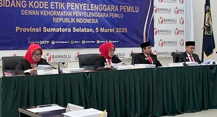 Dewan Kehormatan Penyelenggara Pemilu (DKPP) menggelar sidang pemeriksaan dugaan pelanggaran Kode Etik Penyelenggara Pemilu/ist