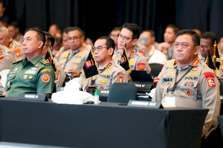 Kapolda Sumsel Irjen Pol Andi Rian Djajadi dalam Rapat Koordinasi Lintas Sektoral di PTIK, Jakarta Selatan/ist