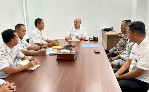 Wali Kota Lubuklinggau H Rachmat Hidayat (Yopi Karim) menerima audensi dari UPTB Samsat Lubuklinggau/ist