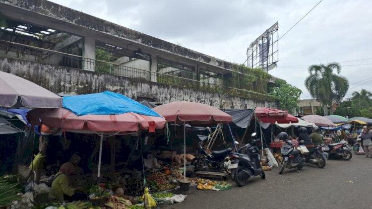 Pasar Inpres Lubuklinggau rencananya akan dilakukan revitalisasi/ist