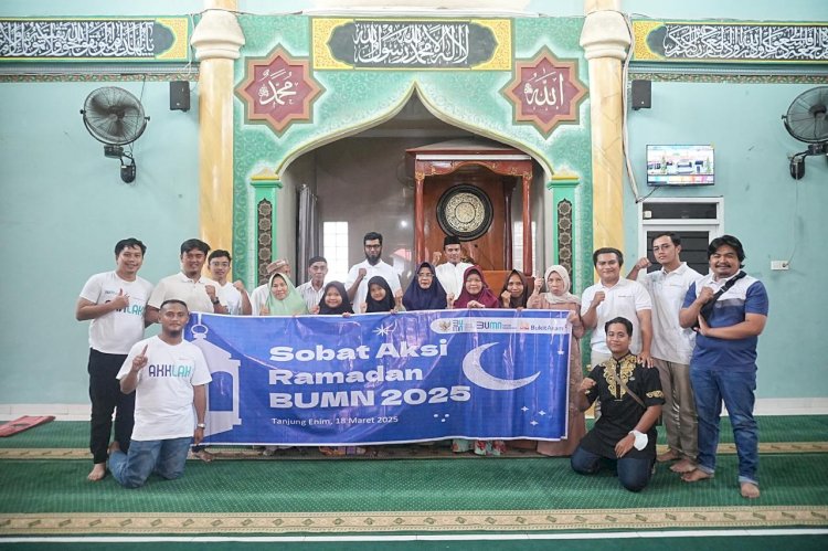 Sebanyak 41 pegawai PT Bukit Asam Tbk (PTBA) turut serta sebagai relawan dalam kegiatan Sobat Aksi Ramadan 2025/ist