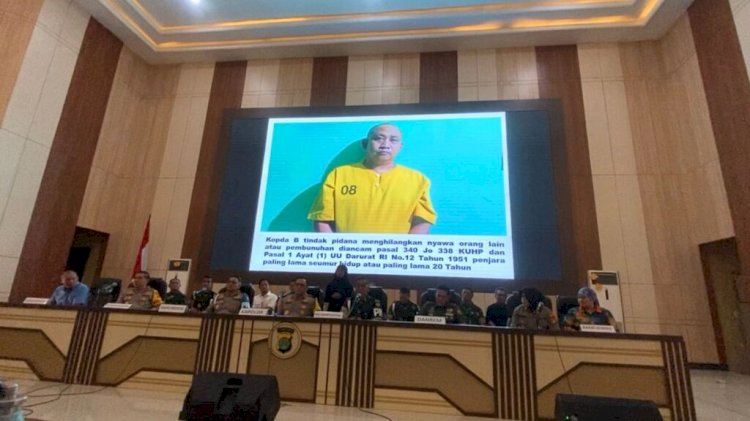 Kopda Basarsyah ditetapkan sebagai tersangka dalam kasus penembakan tiga anggota polisi di Way Kanan, Lampung/handout