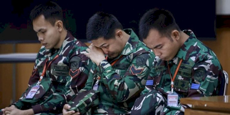 Tiga anggota TNI Angkatan Laut yang menembak bos rental mobil Ilyas Abdurrahman/Net