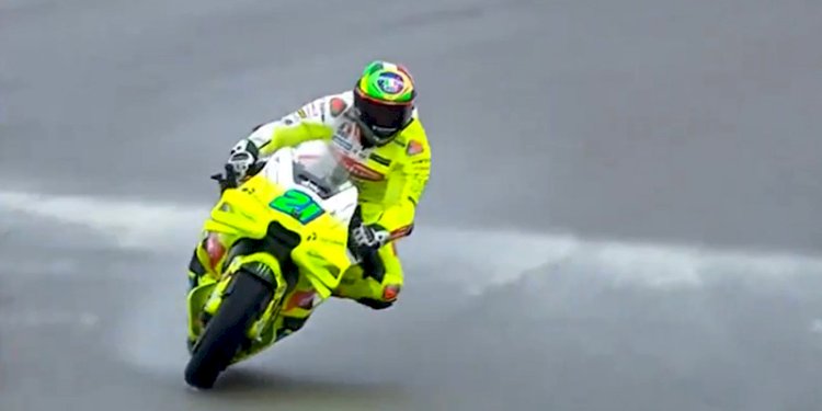 Pembalap tim Pertamina Enduro VR46 Racing Team, Franco Morbidelli, jadi yang tercepat di sesi FP1 MotoGP AS 2025/X MotoGP