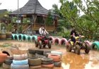 Libur Lebaran, Saung Bambu Pelangi Kenten Menjadi Destinasi Favorit Keluarga