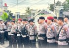 Siaga PSU Empat Lawang, Polres Pagar Alam Kerahkan 65 Personel