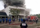 Rumah Bekas Hunian Eks Pejabat Sumsel di Palembang Terbakar Hebat
