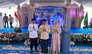 Halal Bihalal, Gubernur Sumsel Herman Deru Titip OKU Timur ke Enos