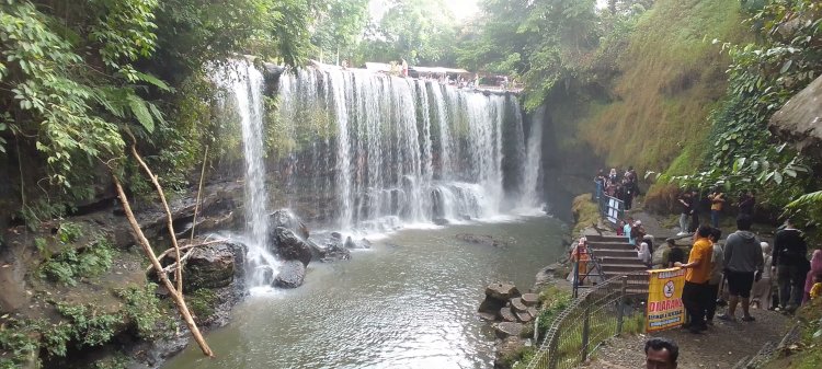 Lokasi Wisata Air Terjun Temam Lubuklinggau/Foto:Anshori Malik
