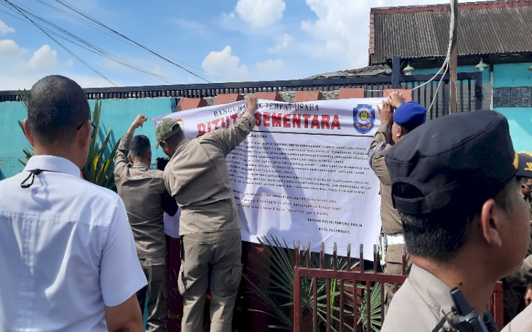 Diskotik DA Club 41 Palembang ditutup dan disegel oleh Pemkot Palembang /Foto: Fauzi