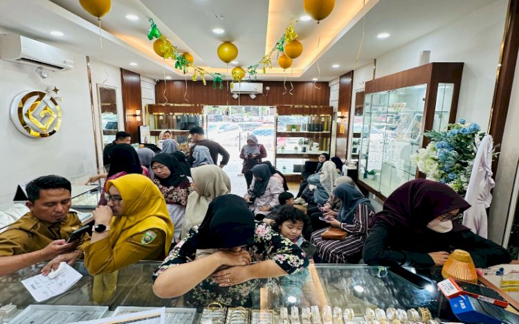 Penjualan emas batangan di Galeri 24 mengalami lonjakan signifikan/Foto: Maya Hasan