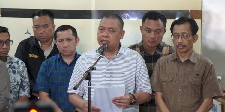 Direktur Penyidikan pada Jaksa Agung Muda Bidang Tindak Pidana Khusus (Jampidsus) Kejagung, Abdul Qohar di Gedung Kejaksaan Agung, Jakarta, Senin, 14 April 2025 dini hari/Puspenkum Kejagung