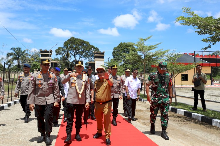 Kapolda Sumsel Irjen Pol Andi Rian Ryacudu Djajadi, saat kunjungan ke Muratara. (alam/rmolsumsel.id) 