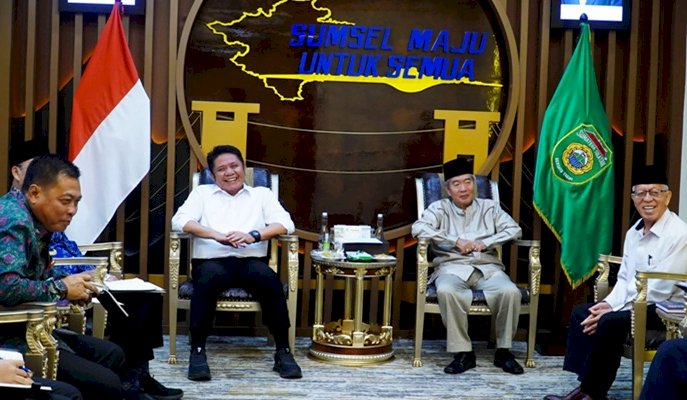 Audensi MUI Sumsel dengan Gubernur Sumsel, Herman Deru/ist