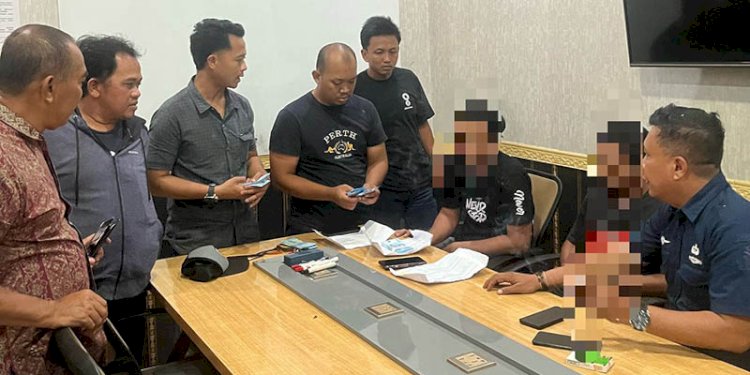 Dua pelaku politik uang diamankan Tim Gabungan Penegakan Hukum Terpadu (Gakkumdu) Provinsi Banten dan Kabupaten Serang/Istimewa