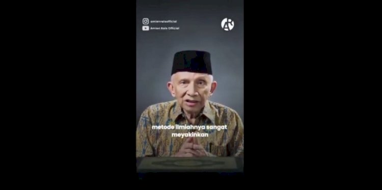 Ketua Majelis Syura Partai Ummat Amien Rais/Repro