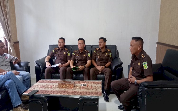 Kejaksaan Negeri Kota Pagar Alam saat memberikan keterangan pers/Foto: Taufik