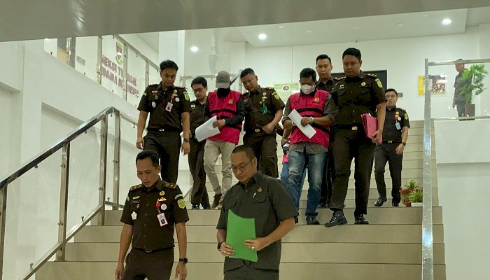 Kejari Muara Enim resmi menetapkan tiga orang sebagai tersangka dalam kasus dugaan tindak pidana korupsi Proyek Pembangunan Siring Jalan Bukit Desa Pulau Panggung – Muara Danau/ist