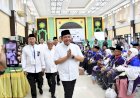 Gubernur Lepas Jemaah Haji Kloter 1 Embarkasi Palembang, Ini Pesan Herman Deru