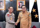 Bupati Muba Sambangi Kapolda Sumsel, Bahas Zero Konflik dan Karhutla