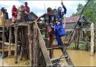 Ambulans Apung Polairud Evakuasi Pemuda Penderita Tiroid di Upang Marga Banyuasin