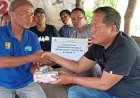 Pemdes Lawang Agung Salurkan Santunan untuk Keluarga Korban Tenggelam di Sungai Rawas