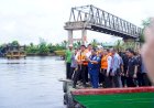 Gubernur Herman Deru Targetkan Revitalisasi Jembatan P6 Sungai Lalan Selesai Akhir Tahun