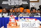 TNI AL Gagalkan Penyelundupan 1,2 Ton Kokain dan Sabu di Perairan Kepulauan Riau