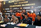 5 Hari Operasi, 213 Kasus Kejahatan Jalanan Diungkap Polrestabes Palembang