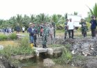 Danrem 044/Gapo Tinjau Optimasi Lahan di Lalan Muba, Progres Baru Capai 28 Persen
