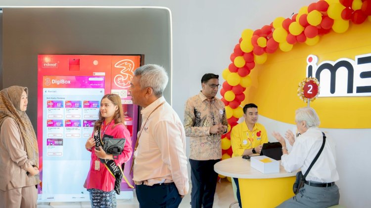Suasana kegiatan Indosat/ist