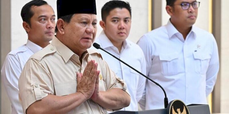 Presiden Prabowo Subianto/Ist