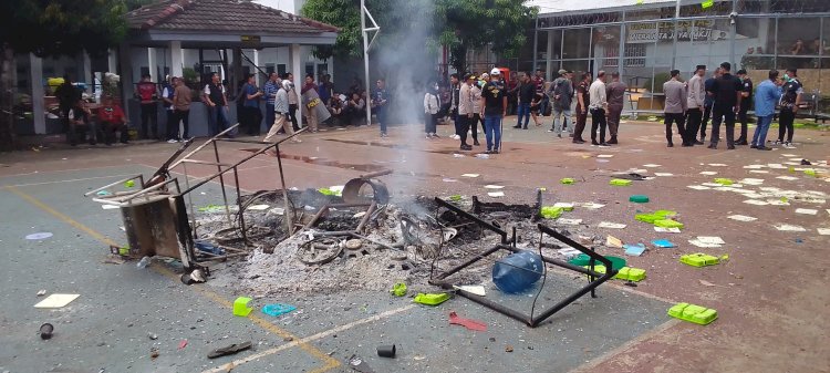 Kerusuhan terjadi di Lembaga Pemasyarakatan (Lapas) Narkotika Muara Beliti, Kabupaten Musi Rawas, Sumatera Selatan/repro