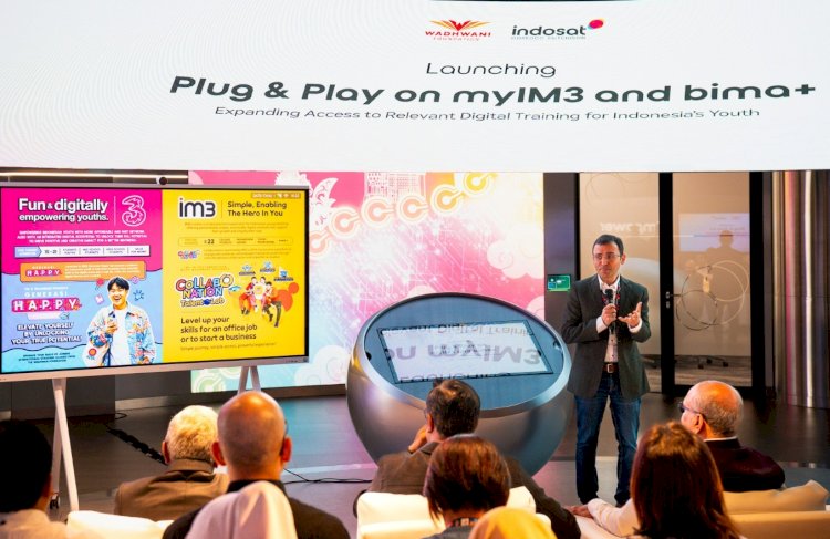 Indosat Ooredoo Hutchison bersama Wadhwani Foundation meluncurkan pelatihan AI untuk generasi muda Indonesia melalui aplikasi myIM3 dan bima+/ist