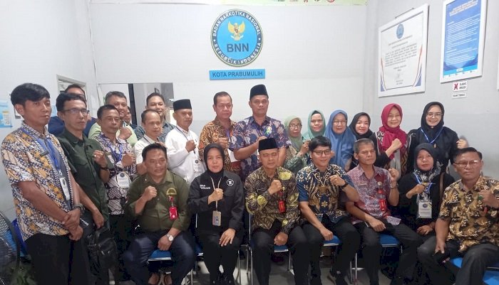Rapat koordinasi BNN Prabumulih dan Pemkot Prabumulih terkait pemberantasan narkoba/ist