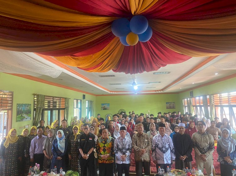 Suasana acara perpisahan di SMK PGRI 1 Palembang/ist