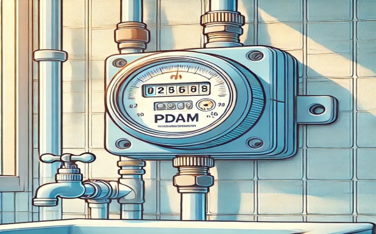 Ilustrasi meteran PDAM. (ist/rmolsumsel.id) 