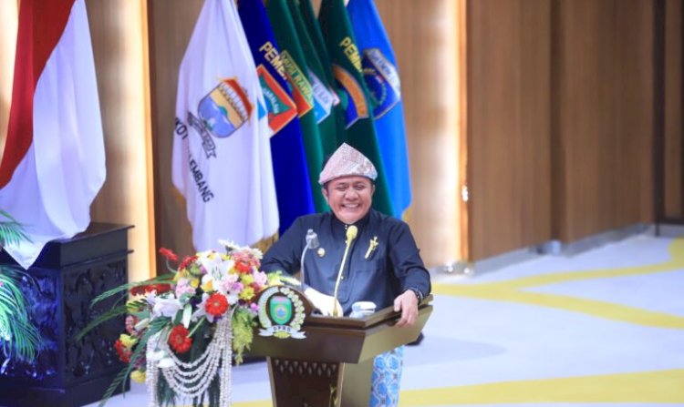 Gubernur Sumsel H Herman Deru menghadiri Sidang Paripurna DPRD Provinsi Sumsel yang berlangsung di Ruang Rapat Paripurna DPRD/ist