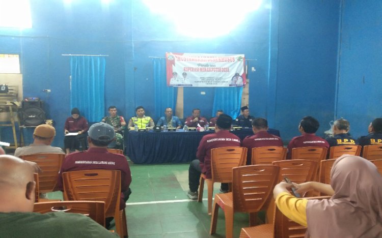 Desa Lawang Agung, Kecamatan Rupit, Kabupaten Musi Rawas Utara (Muratara), menggelar Musyawarah Desa Khusus /ist