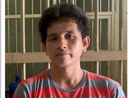 Pelaku Astera Mangga ditangkap dan diamankan di Polsek Lubuklinggau Utara.(Dok.Polsek Lubuklinggau Utara)
