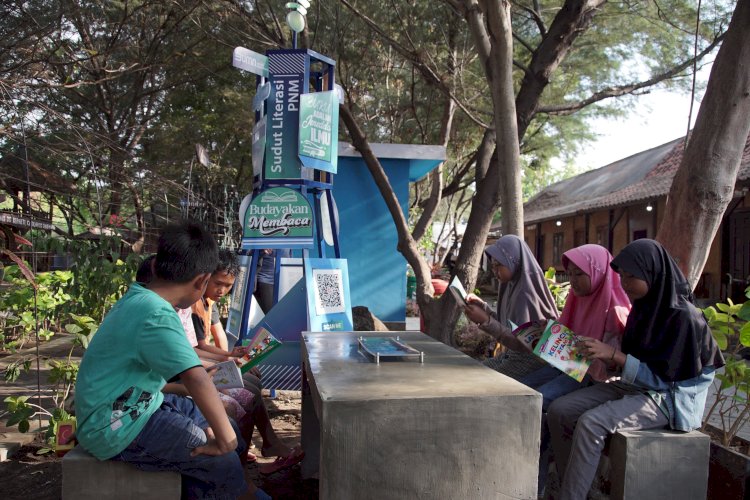 PNM  menegaskan komitmennya untuk terus mendorong budaya literasi melalui program Sudut Literasi dan TIBA/ist